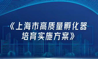 上海市人民政府辦公廳關(guān)于印發(fā)《上海市高質(zhì)量孵化器培育實施方案》的通知